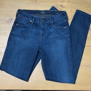 Citizens of Humanity- Mid rise and Dark wash- Skinny Jean- Size 24